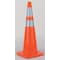 Zoro Select Traffic Cone, PVC, High-Intensity Prismatic, 36 in Height, 12 lb, Orange 6FHC7 - alternate 3