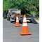 Zoro Select Traffic Cone, PVC, High-Intensity Prismatic, 36 in Height, 12 lb, Orange 6FHC7 - alternate 2
