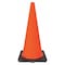 Zoro Select Traffic Cone, PVC, Non-Reflective, 28 in Height, 7 lb, Orange 6FHC0 - alternate 1