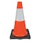 Zoro Select Traffic Cone, PVC, High-Intensity Prismatic, 18 in Height, 3 lb, Orange 6FHC2 - alternate 1