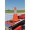 Zoro Select Traffic Cone, PVC, High-Intensity Prismatic, 18 in Height, 3 lb, Orange 6FHC5 - alternate 3