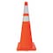 Zoro Select Traffic Cone, PVC, High-Intensity Prismatic, 36 in Height, 10 lb, Orange 6FHA2 - alternate 1