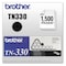 Brother Brother TN330 Original Toner Cartridge - Laser - 1500 Pages - Black - 1 Each TN330 - alternate 1