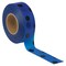 Zoro Select Flagging Tape, No Legend, Black/Blue, 1 3/16 in Wide x 300 ft Length, Vinyl, 2 mil PDBBK-200 - alternate 2