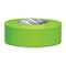 Zoro Select Flagging Tape, No Legend, Fluorescent Green, 1 3/16 in Wide x 150 ft Length, Vinyl, 4.5 mil TFLG-200 - alternate 1