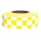 Zoro Select Flagging Tape, No Legend, White/Yellow, 1 3/16 in Wide x 300 ft Length, Vinyl, 2 mil CKWY-200 - alternate 2