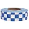 Zoro Select Flagging Tape, No Legend, Blue/White, 1 3/16 in Wide x 300 ft Length, Vinyl, 2 mil CKWB-200 - alternate 2
