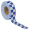 Zoro Select Flagging Tape, No Legend, Blue/White, 1 3/16 in Wide x 300 ft Length, Vinyl, 2 mil CKWB-200 - alternate 1