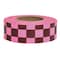 Zoro Select Flagging Tape, No Legend, Black/Fluorescent Pink, 1 3/16 in Wide x 150 ft Length, Vinyl, 2.5 mil CKPGBK-200 - alternate 2