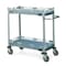 Metro Chemical-Resistant Utility Cart with Antimicrobial Lipped Plastic Shelves, Polymer, 2 Shelves CHEMX3 - alternate 1