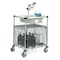 Metro Corrosion-Resistant Wire Security Cart with Solid Top Shelf, 600 lb Capacity, 24 in W x 30 in L x SECMLAB - alternate 3