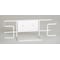 Zoro Select Glove Dispenser, Enamel Coated Steel Wire, Holds (1) Box , White , 4"H x 11-3/8"W x 3-1/2"D 6GKX9 - alternate 1