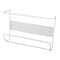 Zoro Select Glove Dispenser, Enamel Coated Steel Wire, Holds (1) Box , White , 7-1/4"H x 11"W x 3-1/2"D 6GKY0 - alternate 1