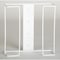 Zoro Select Glove Dispenser, Enamel Coated Steel Wire, Holds (2) Boxes , White , 10-1/2 in H x 11 in W x 4 in D 6GKY1 - alternate 2