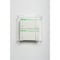 Zoro Select Glove Dispenser, Enamel Coated Steel Wire, Holds (2) Boxes , White , 10-1/2 in H x 11 in W x 4 in D 6GKY1 - alternate 3