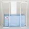 Zoro Select Glove Dispenser, Enamel Coated Steel Wire, Holds (2) Boxes , White , 10-1/2 in H x 11 in W x 4 in D 6GKY1 - alternate 5