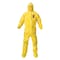 Kleenguard ChemSpry Protect Covall Hood Boot ZipFrnt ElasWrist MD YEL 00682 - alternate 1