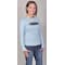 Greek Novelties Women's Dispatcher V-Neck T-shirt, Cotton, No Pocket(s), Blue, S 5001 - alternate 2