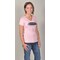 Greek Novelties Women's Dispatcher V-Neck T-shirt, Cotton, No Pocket(s), Pink, L 1005 - alternate 2