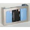 Zoro Select Glove Dispenser, Stainless Steel, Holds (3) Boxes , Silver , 10"H x 16"W x 3-3/4"D 6GLA1 - alternate 2