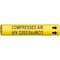 Brady Pipe Mrkr, Compressed Air, 1-1/2to2-3/8 In, 4032-B 4032-B - alternate 1