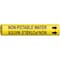 Brady Pipe Mrkr, Non-Potable Water, 2-1/2to3-7/8, 4102-C 4102-C - alternate 1