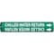 Brady Pipe Marker, Chilled Water Return, Green, 4023-B 4023-B - alternate 1