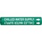 Brady Pipe Markr, Chilled Water SupplGn, 4to6 In 4024-D - alternate 1