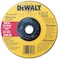 Dewalt Depressed Center Grinding Wheel, Type 27, 6 in Dia, 0.25 in Thick, 7/8 in Arbor Hole Size, 24 Grit DW4624 - alternate 3