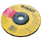 Dewalt Depressed Center Grinding Wheel, Type 27, 6 in Dia, 0.25 in Thick, 7/8 in Arbor Hole Size, 24 Grit DW4624 - alternate 2