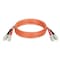 Tripp Lite Fiber Optic Patch Cord, SC/SC, 2m, Orange N306-006 - alternate 1
