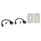 Tripp Lite SVGA/3.5mm Connector Kit, SVGA, Wall Plate EZA-VGAAF-2 - alternate 1