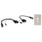 Tripp Lite SVGA/3.5mm Connector Kit, SVGA, Wall Plate, Color: Black EZA-VGAAX-2 - alternate 1