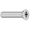 Zoro Select 5/16"-18 x 1 in Phillips Oval Machine Screw, Plain 18-8 Stainless Steel, 25 PK U51320.031.0100 - alternate 2