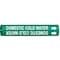 Brady Pipe Marker, Domestic Cold Water, Green, 4048-C 4048-C - alternate 1