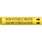Brady Pipe Mrkr, Non-Potable Water, 3/4to1-3/8In, 4102-A 4102-A - alternate 1
