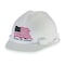 Msa Safety Hard Hat, V-Gard Freedom Series, Polyethylene, 4 Point Ratchet, Type 1, Class E, White 10034263 - alternate 1