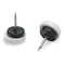 Zoro Select Furniture Glides, Nail-On, Rd, 1-1/8", PK24 9448 - alternate 1