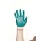 Showa Coated Gloves, Nitrile, Smooth, Palm, 3 Abrasion Level, White, M (8) 1 PR 4500-08 - alternate 3