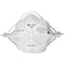 3M Particulate Respirator, N95, VFlex, Flat-Fold, Non-Adj. Straps, Metal Nose Clip, Universal, PK50 9105 - alternate 1