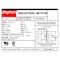 Dayton Capacitor-Start/Run General Purpose Motor, 1 1/2 hp HP, 115/208-230V AC Voltage, 145T Frame 6K828 - alternate 2
