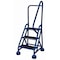Cotterman 57 in H Steel Rolling Ladder, 3 Steps, 450 lb Load Capacity ST-303 A2 C21 P5 - alternate 1