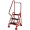 Cotterman 57 in H Steel Rolling Ladder, 3 Steps, 450 lb Load Capacity ST-302 A2 C6 P5 - alternate 1