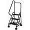Cotterman 57 in H Steel Rolling Ladder, 3 Steps, 450 lb Load Capacity ST-302 A2 C7 P5 - alternate 1