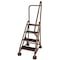 Cotterman 66 in H Steel Rolling Ladder, 4 Steps, 450 lb Load Capacity ST-403 A2 C4 P5 - alternate 1