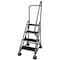Cotterman 66 in H Steel Rolling Ladder, 4 Steps, 450 lb Load Capacity ST-403 A2 C1 P5 - alternate 1