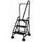 Cotterman 57 in H Steel Rolling Ladder, 3 Steps, 450 lb Load Capacity ST-303 A2 C7 P5 - alternate 1