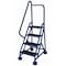 Cotterman 66 in H Steel Rolling Ladder, 4 Steps, 450 lb Load Capacity ST-402 A2 C21 P5 - alternate 1