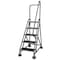 Cotterman 75 in H Steel Rolling Ladder, 5 Steps, 450 lb Load Capacity ST-503 A2 C1 P5 - alternate 1