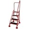 Cotterman 66 in H Steel Rolling Ladder, 4 Steps, 450 lb Load Capacity ST-403 A2 C6 P5 - alternate 1